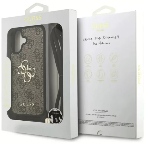  iPhone 17 Brown Guess - Hardcase 4G tok-3666339526771 7 kép