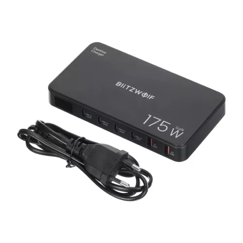 BlitzWolf BW-S30 6 az 1-ben töltőállomás 4xUSB-C + 2xUSB 175W-5907085524986 2 kép
