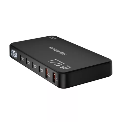 BlitzWolf BW-S30 6 az 1-ben töltőállomás 4xUSB-C + 2xUSB 175W-5907085524986 3 kép