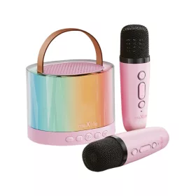 Maxlife Bluetooth karaoke hangszóró MXKS-200 rózsaszín-5907457738706 1 kép
