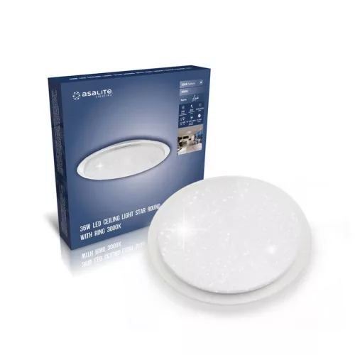 Asalite LED Mennyezeti Lámpa LINDA 36W 3000K(3240 lumen)Kerek/Csillag-5999565665296 2 kép