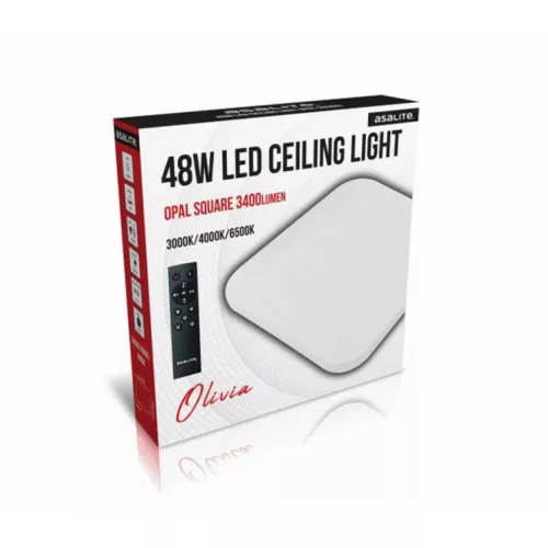Asalite LED Mennyezeti Lámpa OLIVIA 48W 3000K/4000K/6500K (3400 lumen-5999565664244 9 kép
