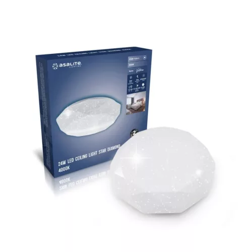 Asalite LED Mennyezeti Lámpa VICTORIA 24W 4000K (2050 lumen) Gyémán-5999565664084 2 kép