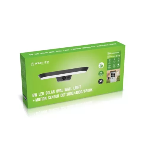 Asalite LED Napelemes Kültéri Lámpa IP54 6W CCT (600 lumen) Ovális-5999565667139 5 kép