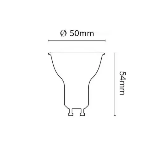 Asalite LED Izzó GU10 spot 7W 4000K (600 lumen)-5999886547776 3 kép