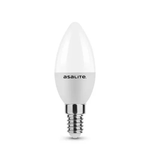 Asalite LED Izzó C37 gyertya E14 4W 4000K (350 lumen)-5999886547868 2 kép