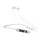 Dudao U5Pro Bluetooth 5.3 vezeték nélküli fülhallgató - fehér-6976625333325 1 kép