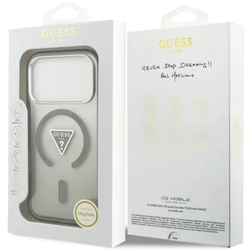 iPhone 17 Pro Max Guess IML Gradient Triangle Logo MagSafe (GUHMP17XHG-3666339516185 7 kép