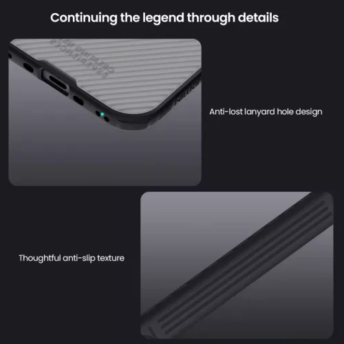 Apple iPhone 17 Air Átlátszó Fekete Nillkin CamShield PRO Mágneses-6902048303898 7 kép
