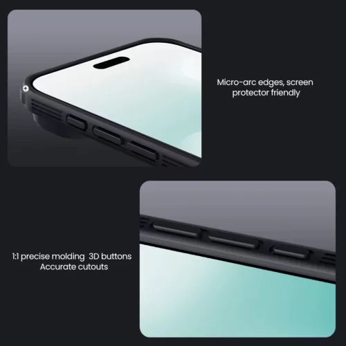 Apple iPhone 17 Air Átlátszó Fekete Nillkin CamShield PRO Mágneses-6902048303898 8 kép