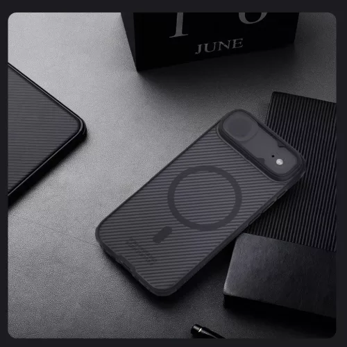Apple iPhone 17 Air Átlátszó Fekete Nillkin CamShield PRO Mágneses-6902048303898 9 kép