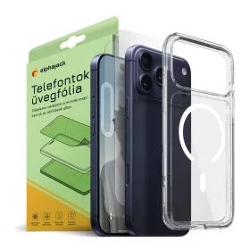 iPhone 17 Pro Max Magsafe tok + üvegfólia 2db 9H 2.5D HD 0.33mm Alph- 1 kép