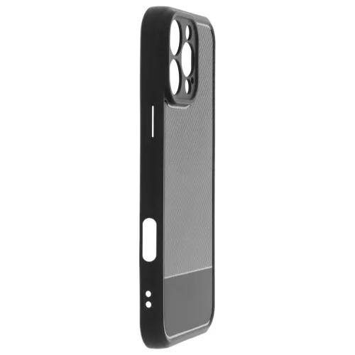 iPhone 16 Pro Max Simple Carbon fekete tok-5907504569048 5 kép