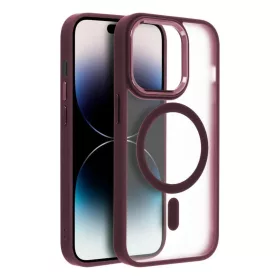 iPhone 17 matt mágnestok tok szilvavörös-5903396454066 2 kép