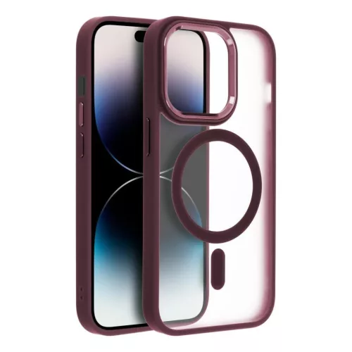 iPhone 17 matt mágnestok tok szilvavörös-5903396454066 2 kép
