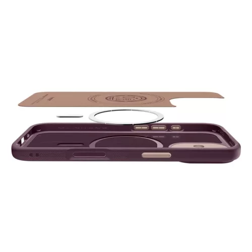 iPhone 17 Spigen Nano Pop Mag Magsafe tok Burgundy Bab-8800283314977 9 kép
