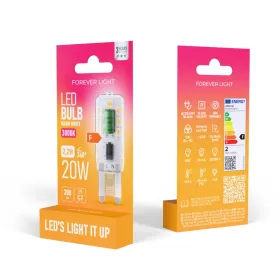 Forever Light G9 LED Izzó 2.2W 200lm 3000K osztály F-5907504519852 2 kép