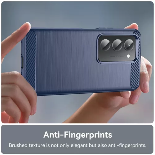Xiaomi Redmi 15 4G / Redmi 15 5G Techsuit - Carbon Silicone - Kék tok-5949419337527 2 kép