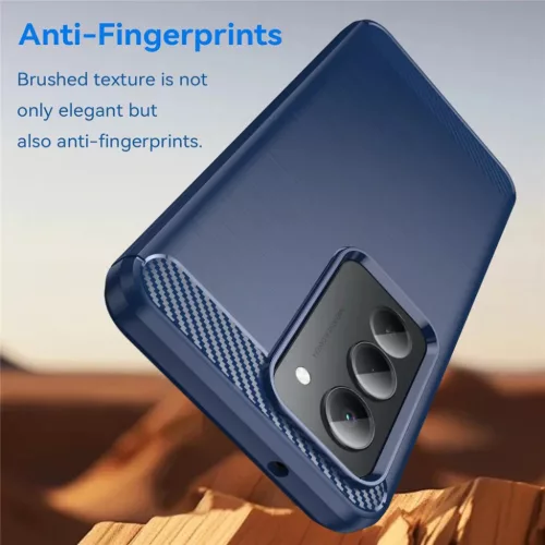 Xiaomi Redmi 15 4G / Redmi 15 5G Techsuit - Carbon Silicone - Kék tok-5949419337527 3 kép