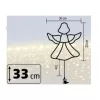 HOME KID501WW angyal ablakdísz, 35 db melegfehér LED, időzítő, k�-5999084972851 4 kép