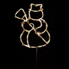 HOME KID507BWW hóember ablakdísz, 35 db melegfehér LED, időzítő,-5999084972875 1 kép