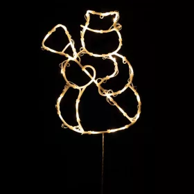 HOME KID507BWW hóember ablakdísz, 35 db melegfehér LED, időzítő,-5999084972875 1 kép
