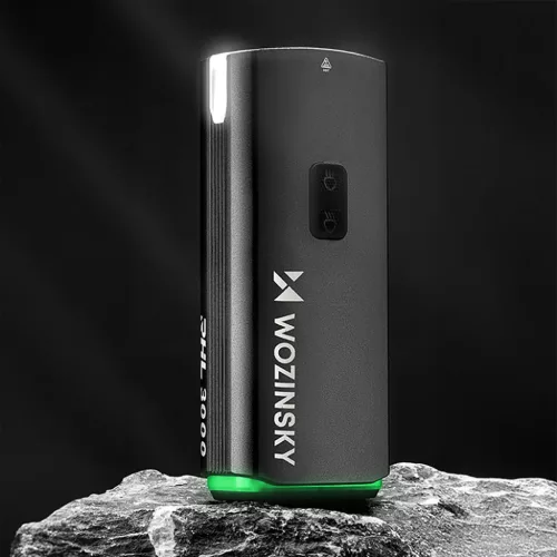 Wozinsky első kerékpárlámpa + USB-C kábel (3000 lm) - Fekete-5907769372476 5 kép
