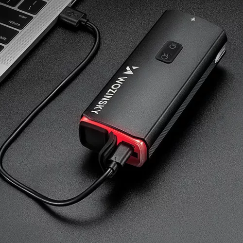 Wozinsky első kerékpárlámpa + USB-C kábel (3000 lm) - Fekete-5907769372476 7 kép