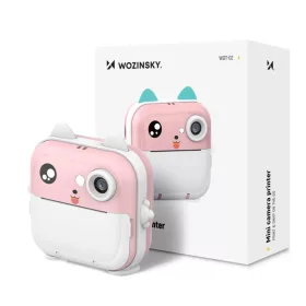 Wozinsky WDT-01 Hőnyomtatós Kamera Gyerekeknek - Rózsaszín-5907769384011 2 kép