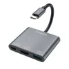 Hub Wozinsky WHCH-01 USB-C PD 100W HDMI 4K@30Hz USB-A 10Gbps - szürke-5907769378911 1 kép