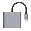 Hub Wozinsky WHCH-01 USB-C PD 100W HDMI 4K@30Hz USB-A 10Gbps - szürke-5907769378911 3 kép