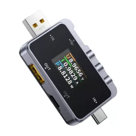 FNIRSI FNAC-28 2 az 1-ben USB teszter USB-C USB-A-5907085527208 1 kép