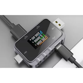 FNIRSI FNAC-28 2 az 1-ben USB teszter USB-C USB-A-5907085527208 2 kép