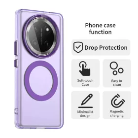 Honor Magic7 Lite / X9c Lila CandyCase MagSafe tok- 2 kép