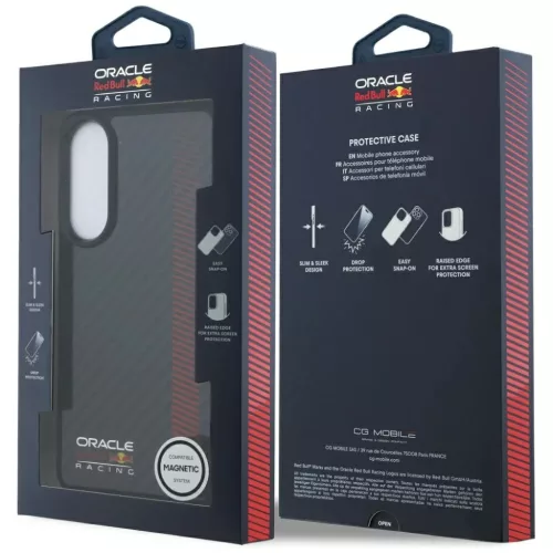 Samsung Galaxy S25 Edge Red Bull Valódi Karbon Szálas Powerbar MagSa-3666339477080 8 kép