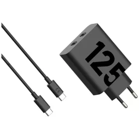 Motorola TurboPower 125W Dual 2x USB-C töltő USB-C kábel 1m fekete-6955226416750 1 kép