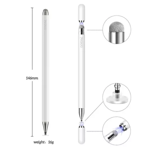 Stylus Pen Yesido - Passive, Capacitive, Telefonhoz, Tablethez, Androi-6971050264572 6 kép