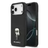  iPhone 17 Pro Max Black Karl Lagerfeld Fixed Glitter Metal Ikonik tok-3666339549640 1 kép