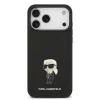  iPhone 17 Pro Max Black Karl Lagerfeld Fixed Glitter Metal Ikonik tok-3666339549640 3 kép