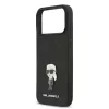  iPhone 17 Pro Max Black Karl Lagerfeld Fixed Glitter Metal Ikonik tok-3666339549640 5 kép
