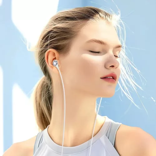 Handsfree 3.5mm Hoco M116, Fehér-6942007644945 4 kép