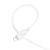 iPhone Kábel USB-C - Lightning Hoco PD 2,4A 20W 1 m fehér-6931474783295 2 kép