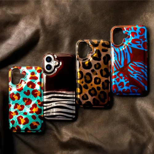 iPhone 17 Pro Max Tok Állatmintás Crazy Cheetah-5907504597393 6 kép