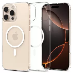 iPhone 16 Pro Spigen Thin Fit Mag Magsafe átlátszó/fehér tok-8800283301410 1 kép