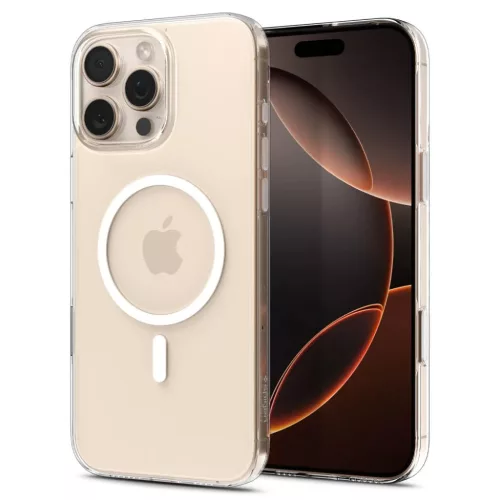 iPhone 16 Pro Spigen Thin Fit Mag Magsafe átlátszó/fehér tok-8800283301410 2 kép
