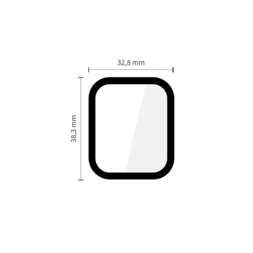 Apple Watch 4 / 5 / 6 / SE 40mm - Tech-protect Glass Flex+ 2-pack feke-5906302336104 2 kép