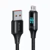 Mcdodo USB 2.0 Micro-USB adatkábel digitális kijelzővel, nylon fono-6921002610704 2 kép