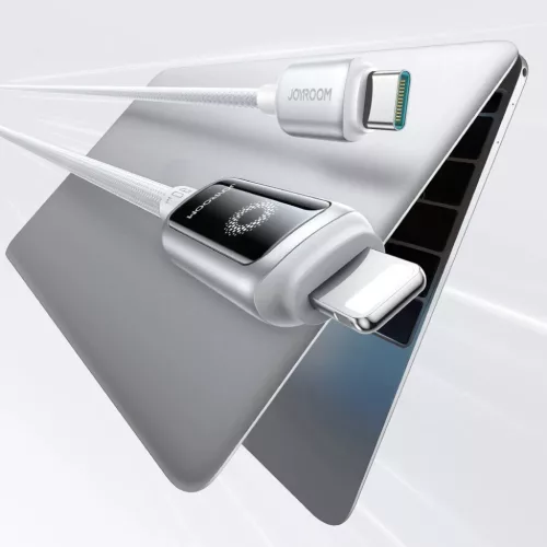 Joyroom S-A55 StarFlight 30W USB-C - Lightning 1,2m kábel - fehér-6956116767914 4 kép