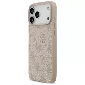  iPhone 17 Pro Max rózsaszín Guess PU Bőr 4G Színes Gyűrűs MagSa-3666339491031 2 kép