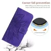 Honor X5c Plus bőrhatású, napraforgó mintás tok nyakpánttal (sö- 7 kép
